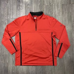 Nike Golf Therma-Fit Men’s Standard Fit 1/4 Zip Long Sleeve Shirt Size Large.
